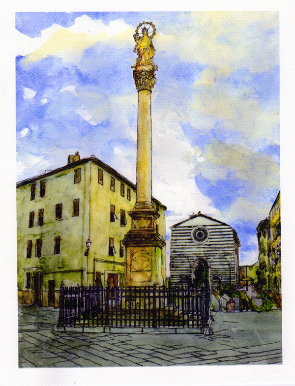 Lucca Monument 2g + border