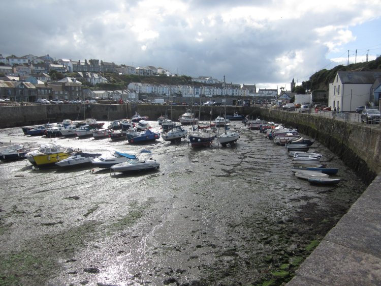 A view of Porthleven's inner harbour